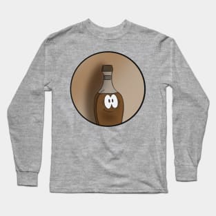 Elijah Bourbon Cartoon Long Sleeve T-Shirt